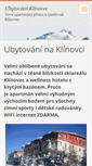 Mobile Screenshot of klinovec365.cz